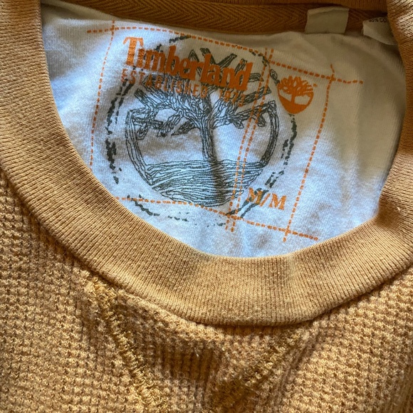 TIMBERLAND Waffle Knit Long Sleeve Shirt - Picture 2 of 5